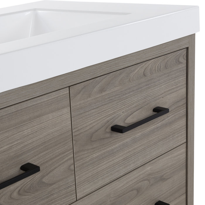 Foundstone™ Nyle 31.06'' Freestanding Single Bathroom Vanity with